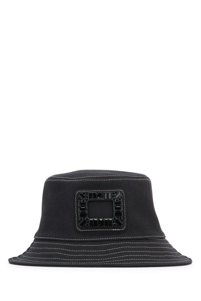 Roger Vivier Rv Broche Extra Rafia Hat - Hats - BeyondStyle