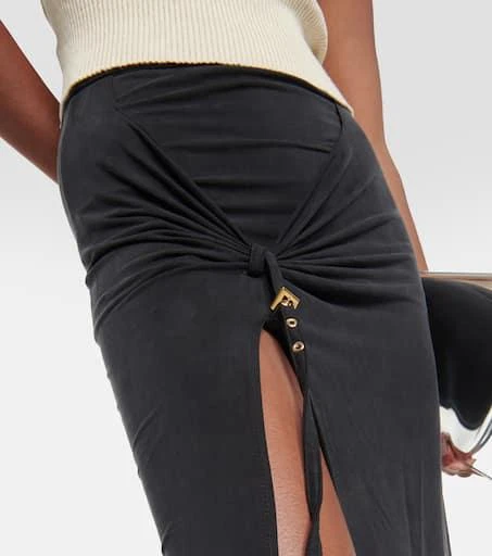 Jacquemus La Jupe Pareo Croissant midi skirt 4