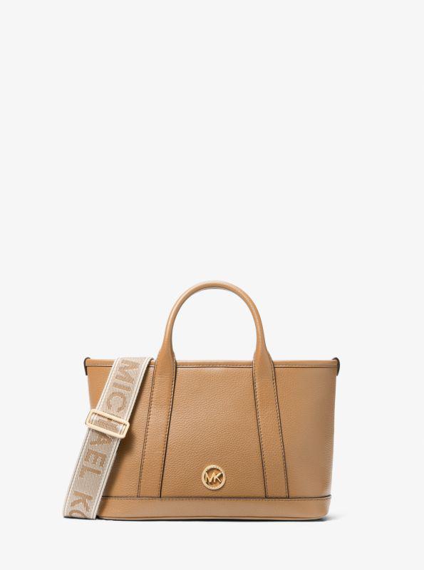 Michael Kors Luisa Small Pebbled Leather Satchel