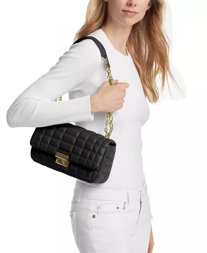 Michael Kors Tribeca Large Convertible Chain Shoulder Bag 4