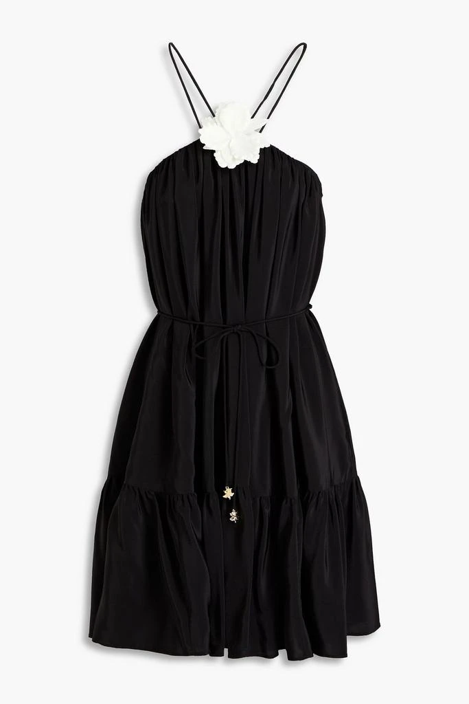 Zimmermann Gathered silk mini dress 1
