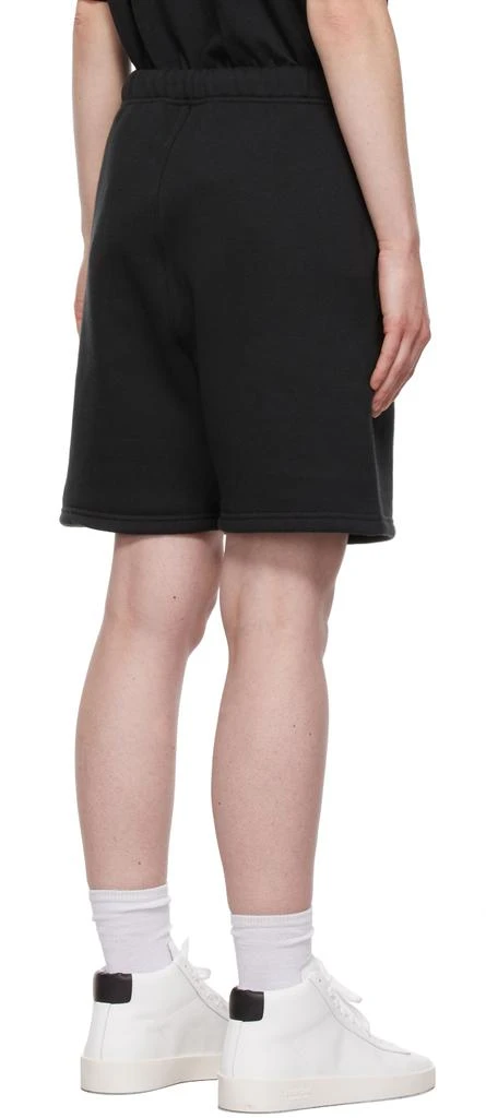 Essentials Black Fleece Sweat Shorts 3
