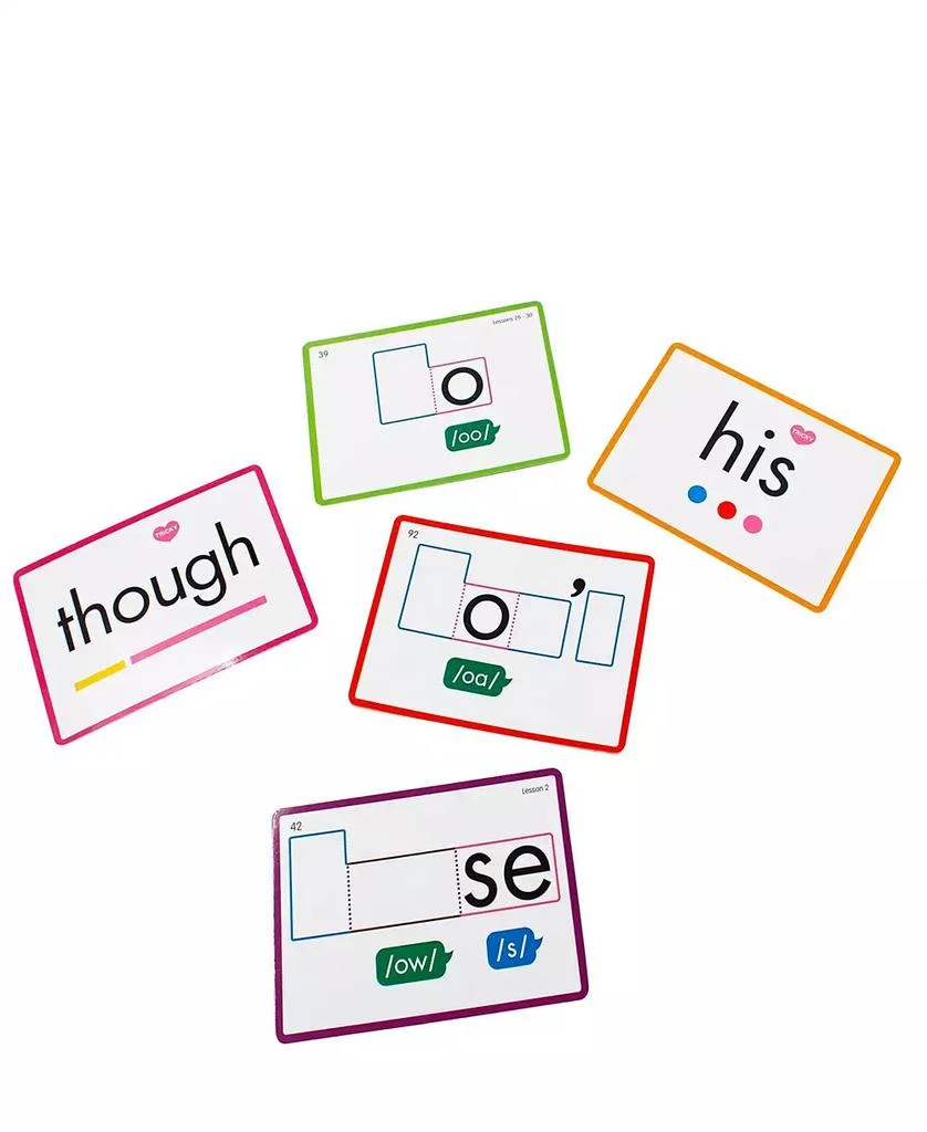 Junior Learning Rainbow Phonics - Heart Words Word Cards 7