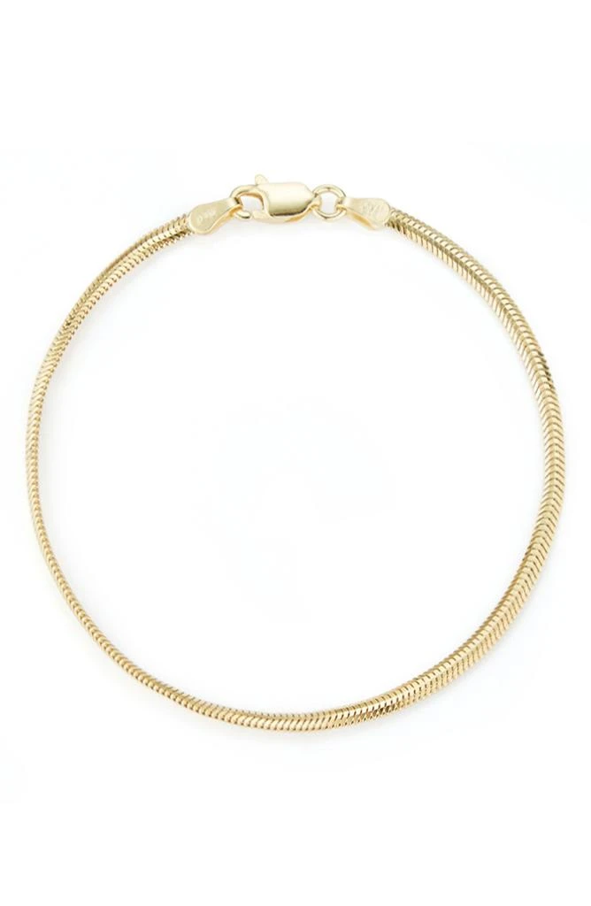 GLAZE JEWELRY Snake Chain Anklet 1