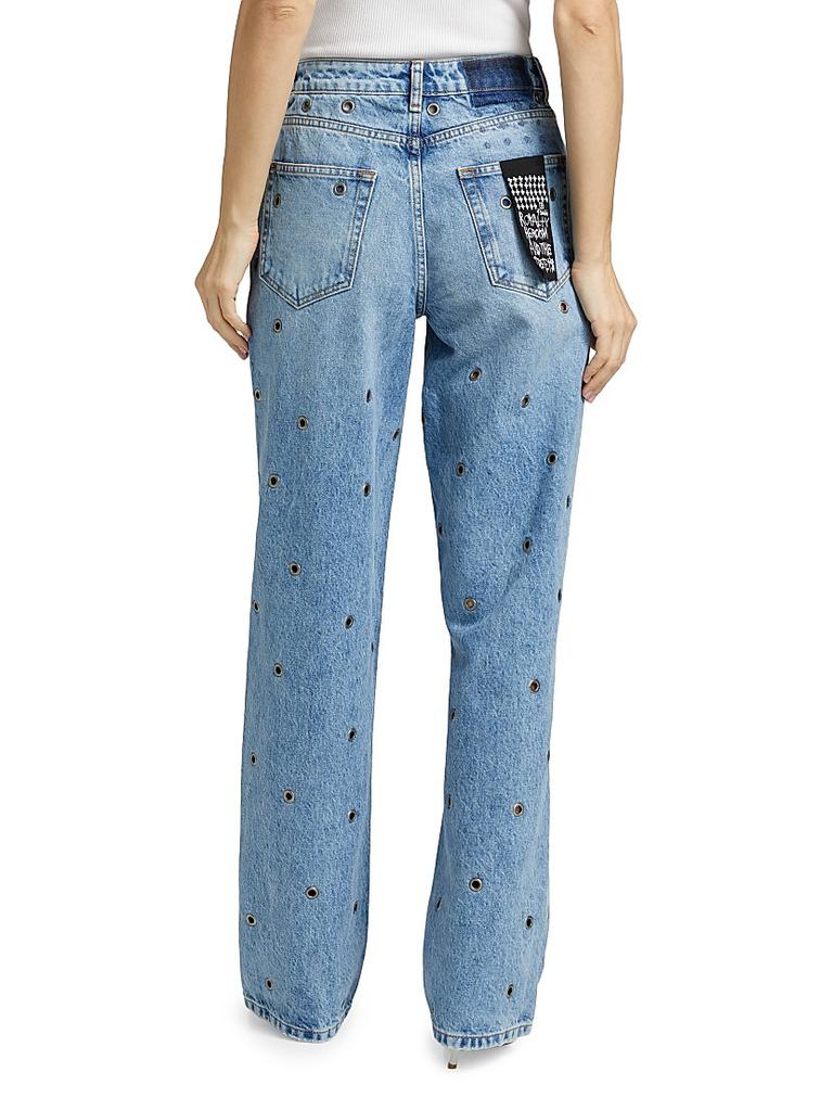 Democrazy Relaxed Chroma Eyelet Jeans – On Sale Now with Up to 63