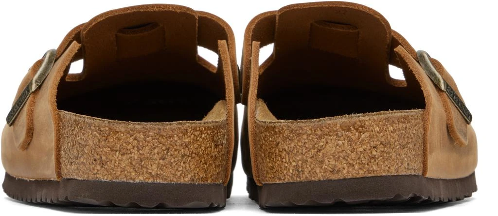 Birkenstock Tan Regular Boston Slip-on Loafers - Business  display picture 3