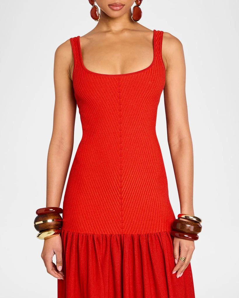 retrofête Kennedi Knit Drop-Waist Dress 4