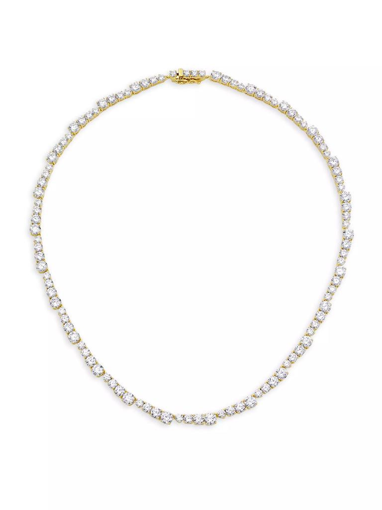 Adriana Orsini Bubbly Bubble 18K-Gold-Plated & Cubic Zirconia Collar Necklace