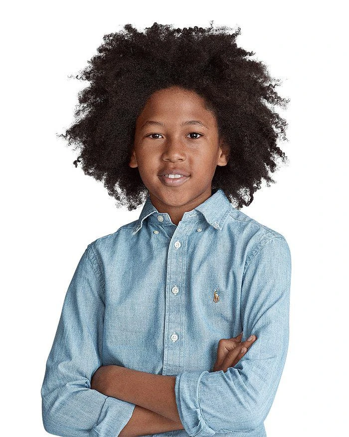Ralph Lauren Ralph Lauren Boys' Chambray Button-Down Shirt - Little Kid, Big Kid