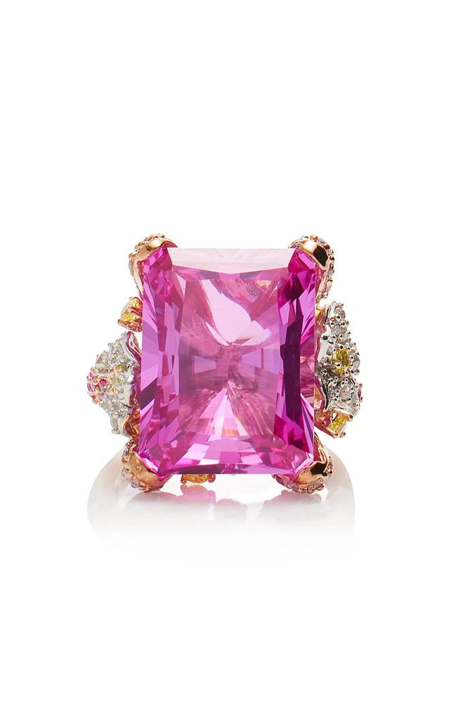Anabela Chan Anabela Chan - 18K Rose Gold Multi-Stone Ring - Pink - US 7 - Moda Operandi - Gifts For Her 1