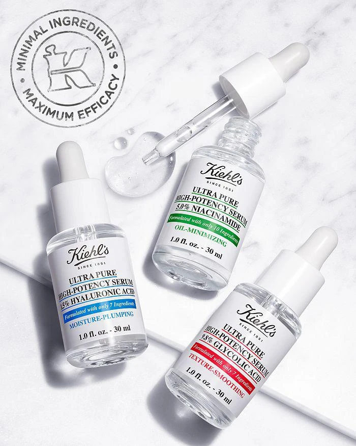 Kiehl's Since 1851 Ultra Pure High-Potency Serum 1.5% Hyaluronic Acid 1 oz. 6