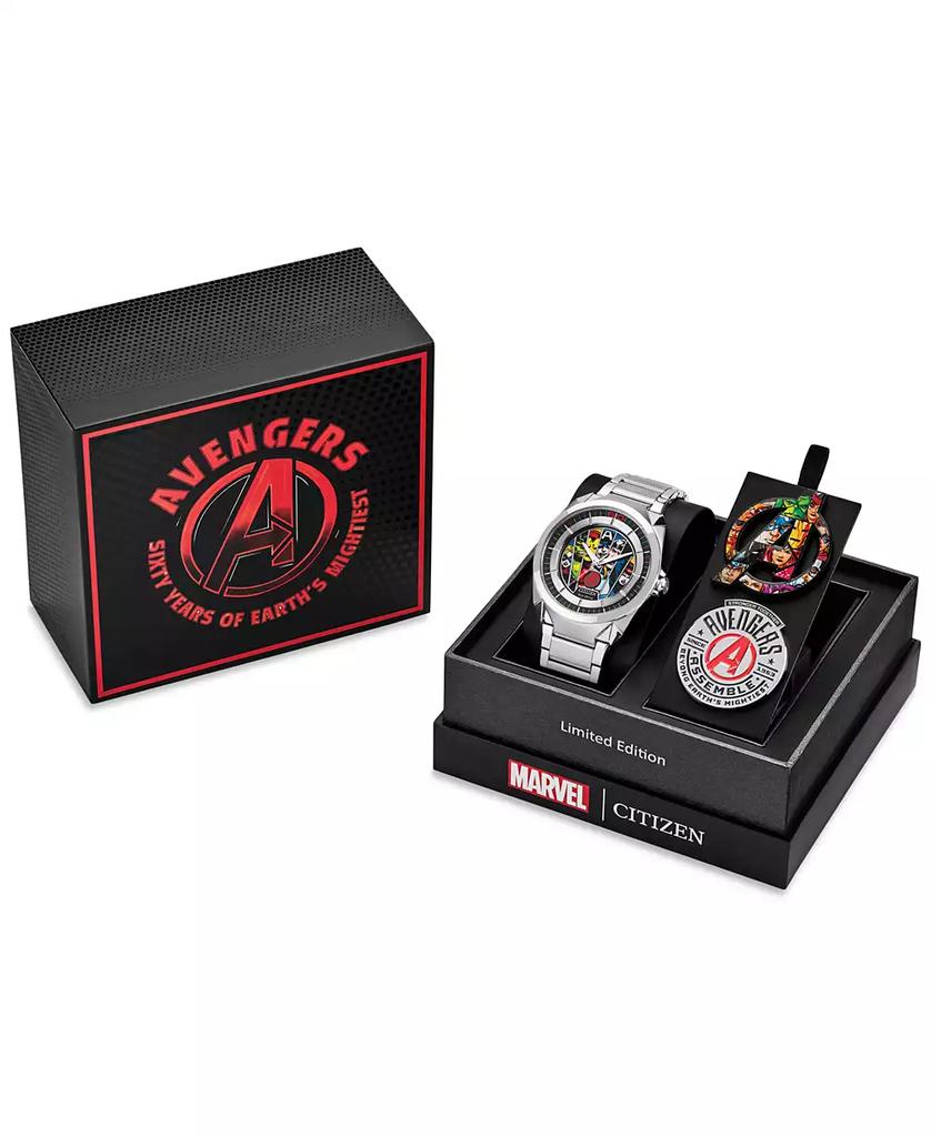 Citizen Eco-Drive Men's Marvel Classic Avengers Stainless Steel Bracelet Watch 43mm