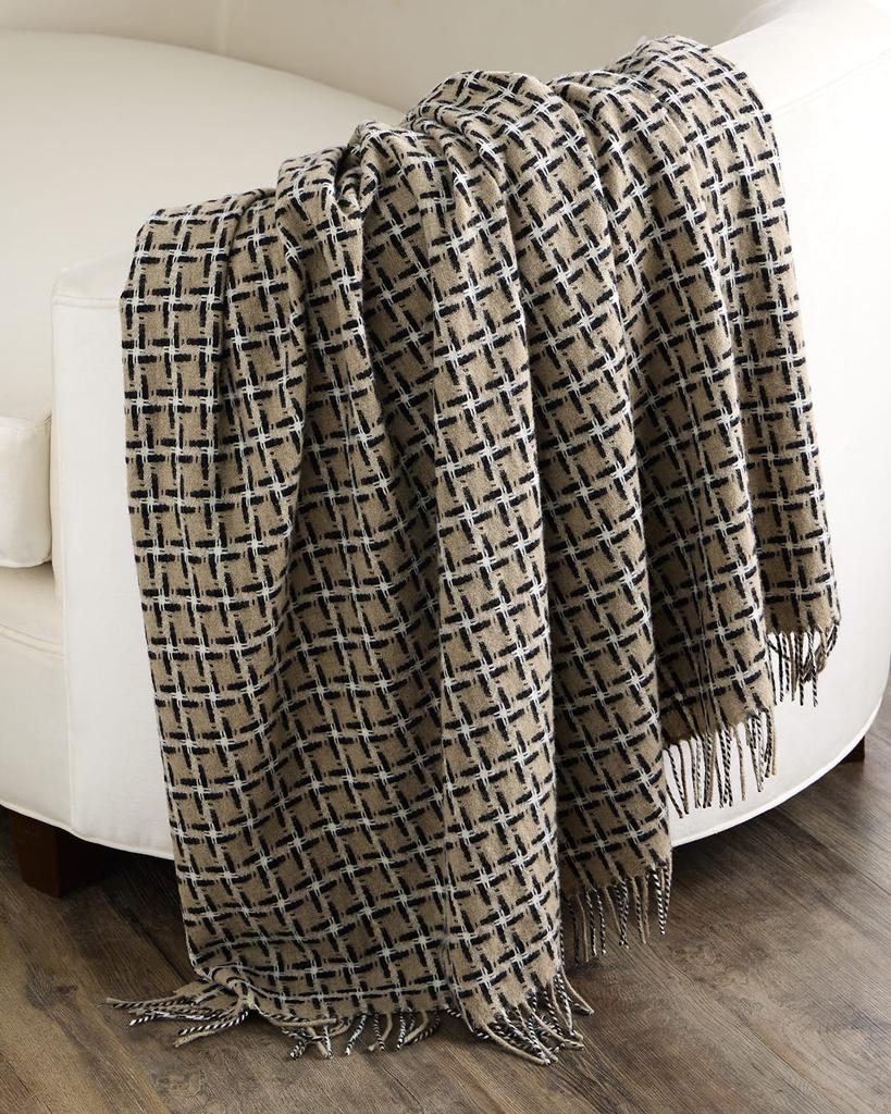 Designers Guild Clarendon Merino Wool Throw, 55" x 73"