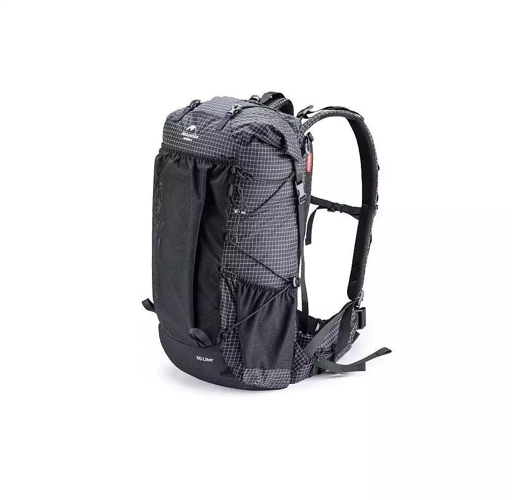 Naturehike 60L+5L Hiking Backpack – Waterproof, Lightweight Mountain Bag with Rain Cover 
Shoe Compartment for Camping 
Travel
