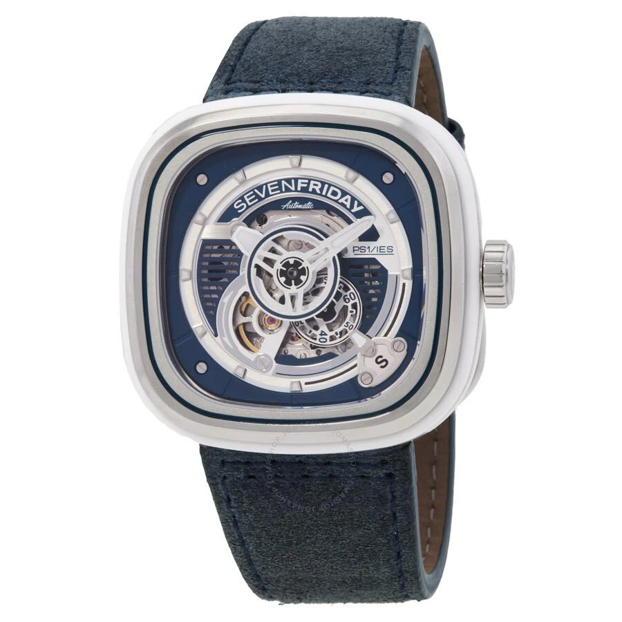 Sevenfriday Seven Friday PS Series Automatic Blue Dial Men's Watch PS1/03 1