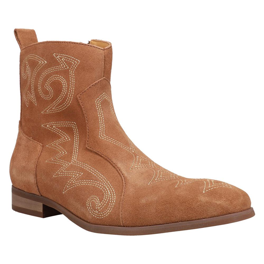 Dingo Brooks Embroidered Round Toe Western Boots