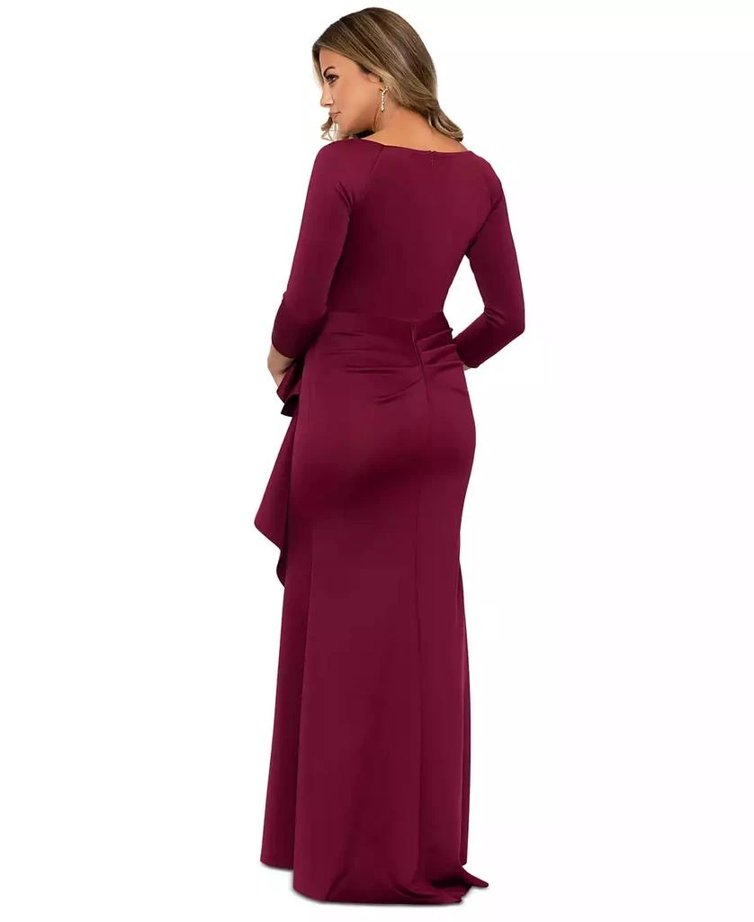 XSCAPE Petite Ruched Ruffled Gown 2
