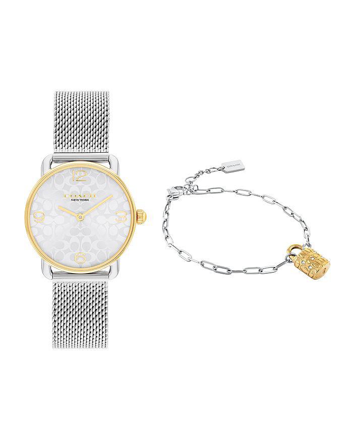 Coach Elliot Watch & Bracelet Gift Set, 28mm