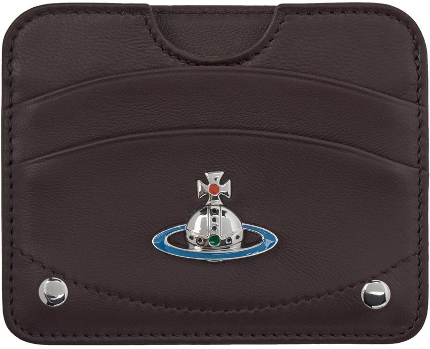 カードケース・名刺入れ Vivienne Westwood :: HALF MOON CARD HOLDER Blue Half Moon Card Holder by Vivienne Westwood on Sale
