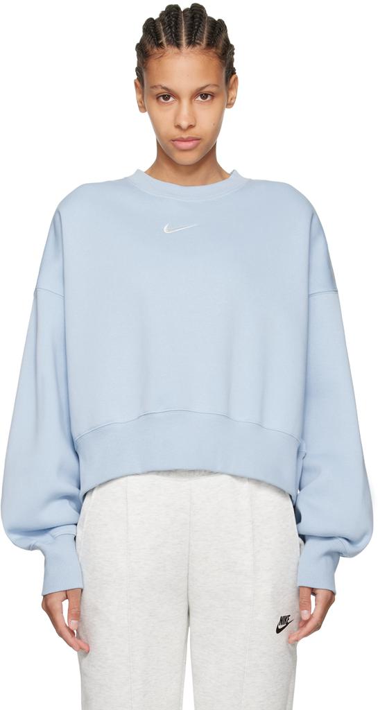 Nike Blue Sportswear Phoenix Sweatshirt Women s Tops BeyondStyle