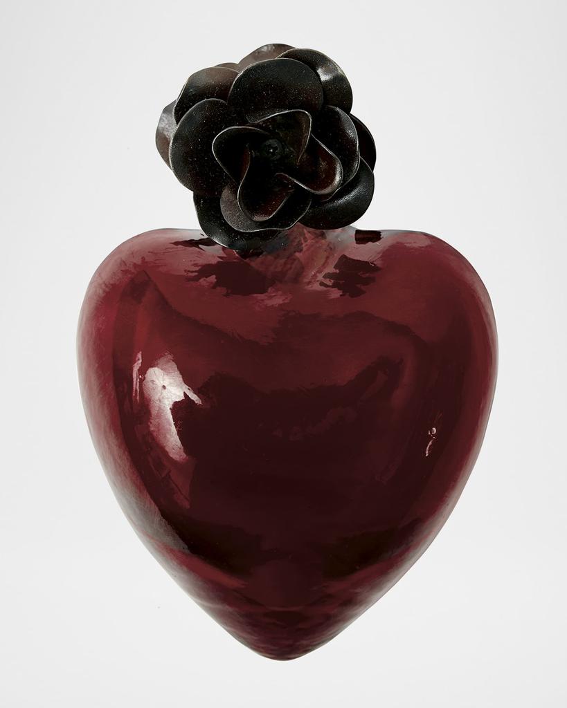 Jan Barboglio Corazon de Melon Rojo Decorative Glass