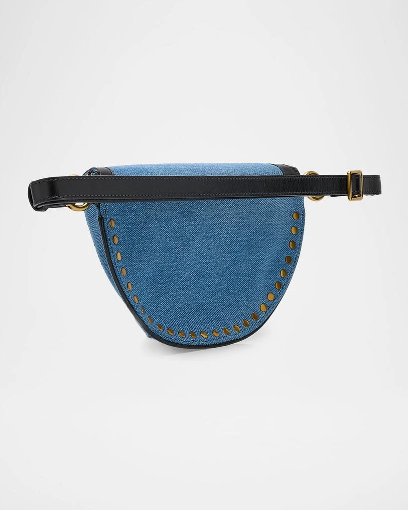 Isabel Marant Skano Oskan Studded Denim Belt Bag 3