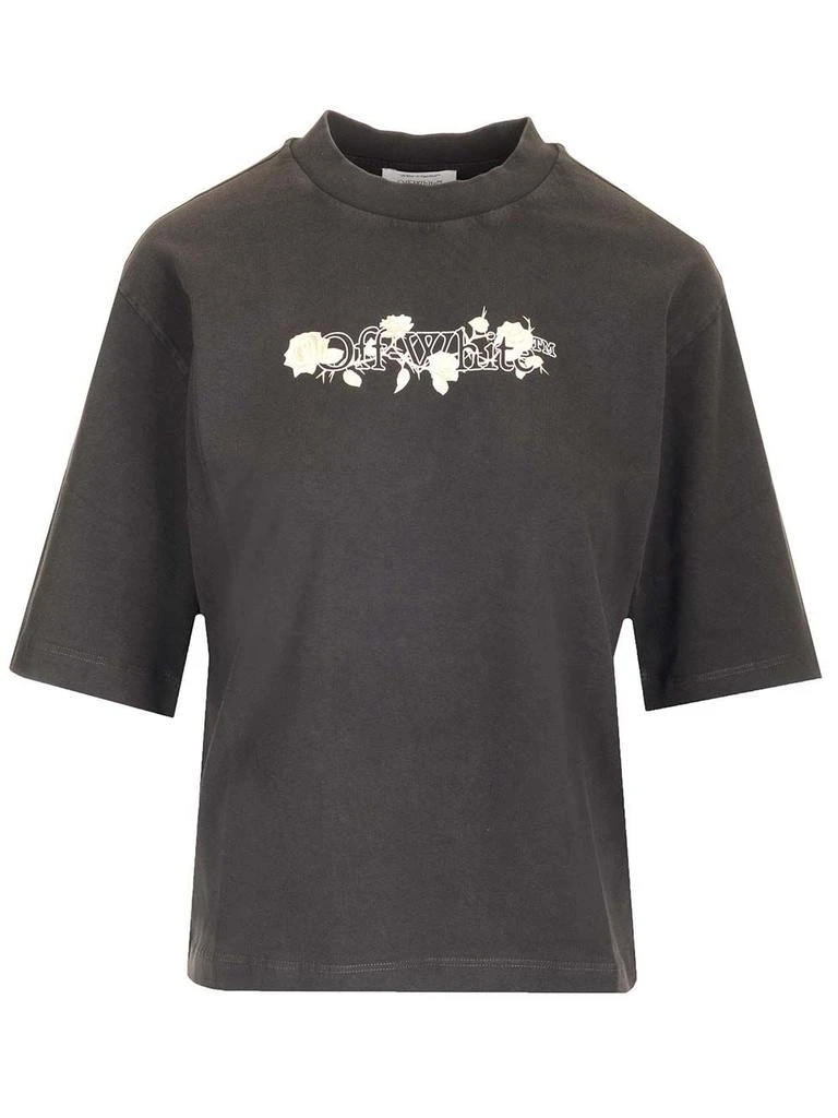 Off-White Off-White bookish Roses Boxy T-Shirt 1