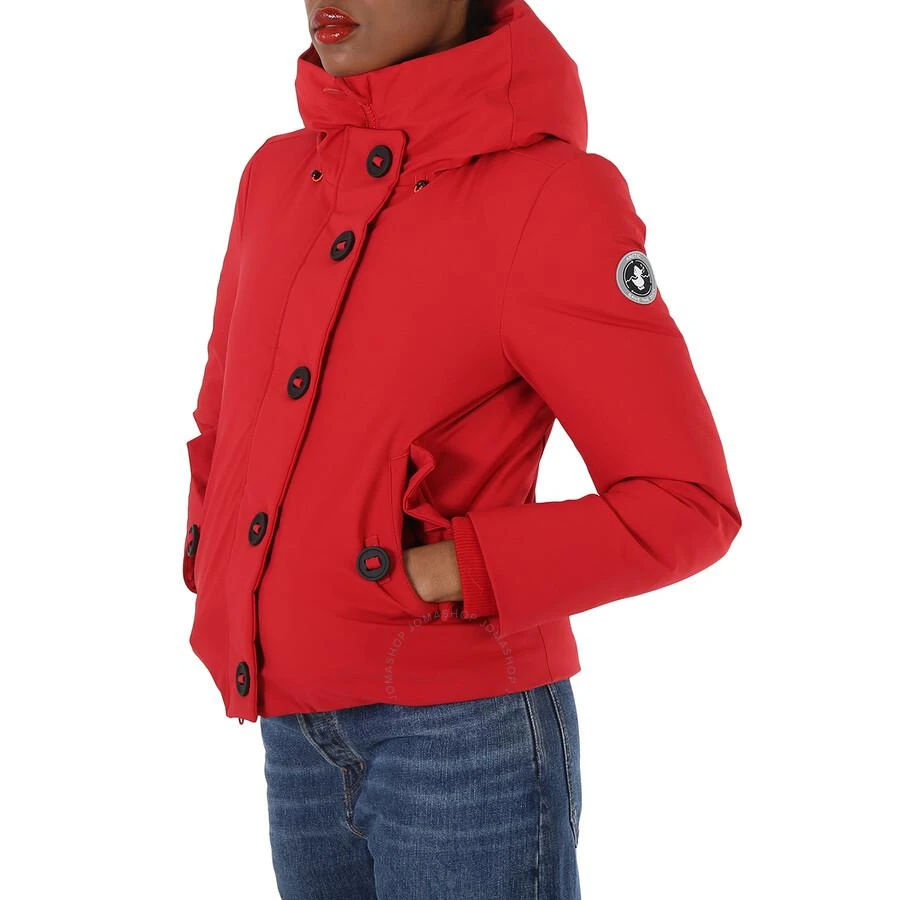 Save The Duck Save The Duck Ladies Flame Red Shanon Padded Jacket, Brand Size 0 (X-Small) 3