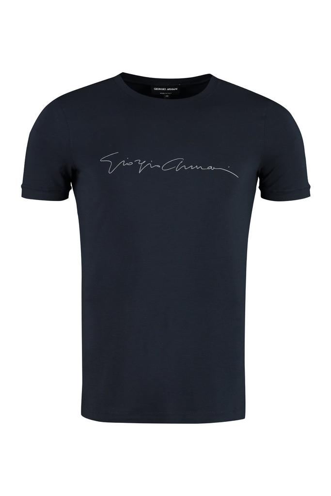Giorgio Armani Giorgio Armani Logo Printed Crewneck T-Shirt