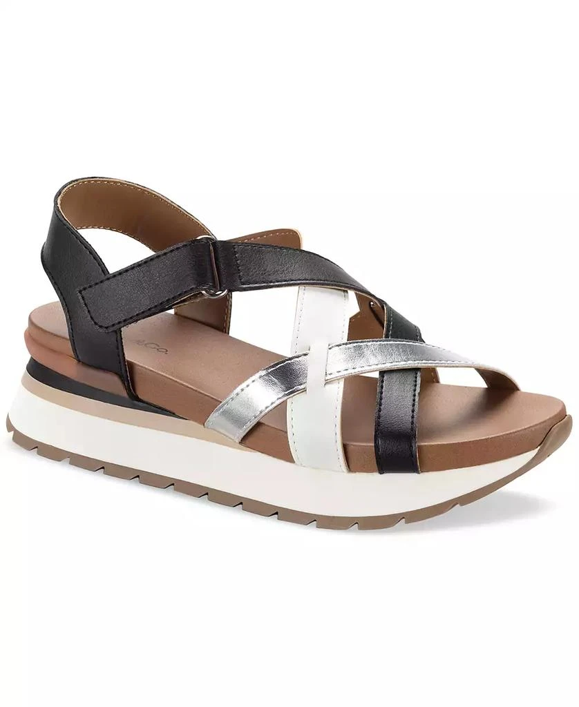 Style & Co Women's Sallyy Platform Wedge Sandals, Exclusively at Macy's 1