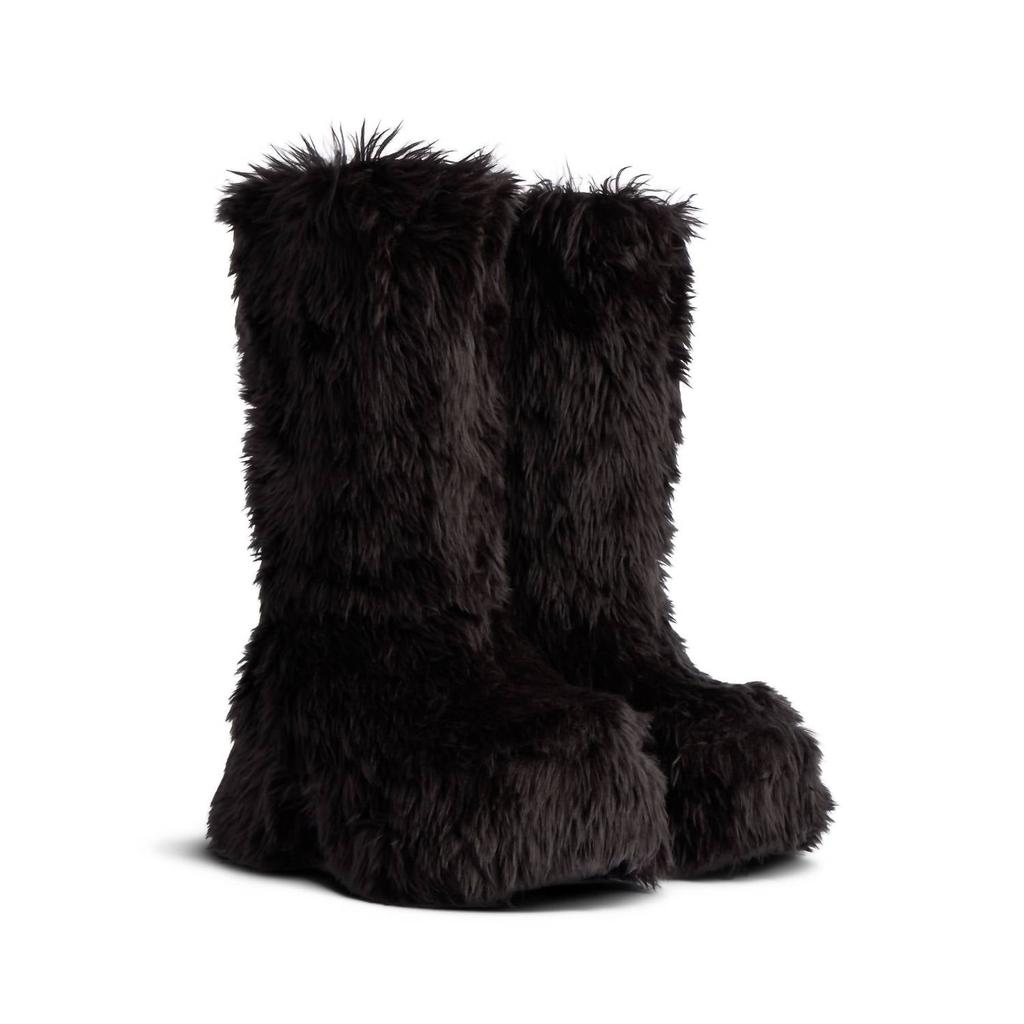 Balenciaga Balenciaga - Pre-loved Women Faux Fur Snow Boots