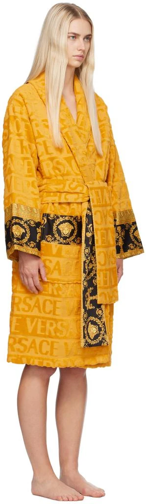 Versace Yellow 'I Heart Baroque' Robe 2