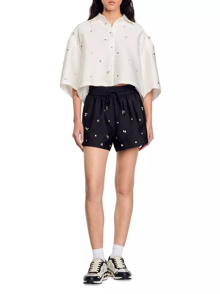★E.B.M★ Wide Bermuda Pants EMP3WPT040 Shaping Bermuda Women's Shorts - Medium Wash | Levi's® US
