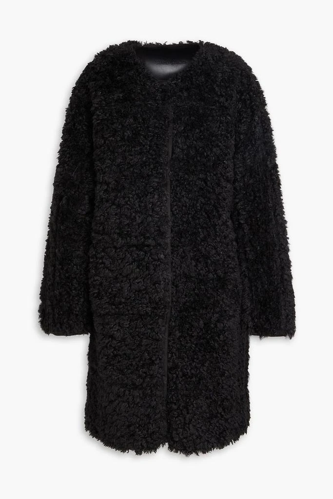 STAND STUDIO Paola reversible faux shearling coat 1