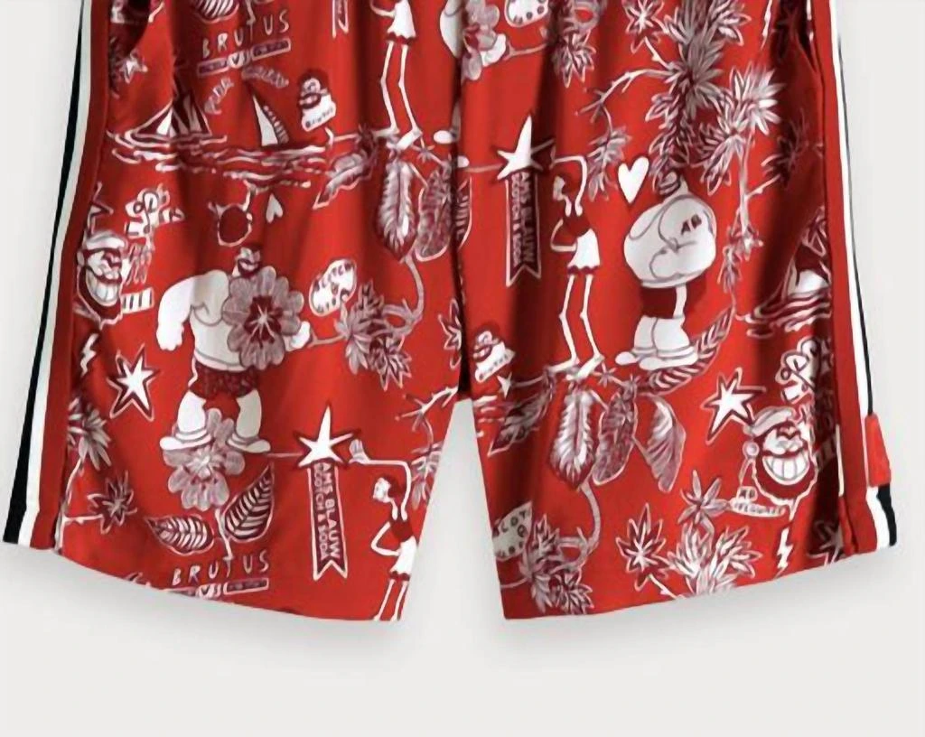 Scotch & Soda Brutus Collab Shorts In Red 4