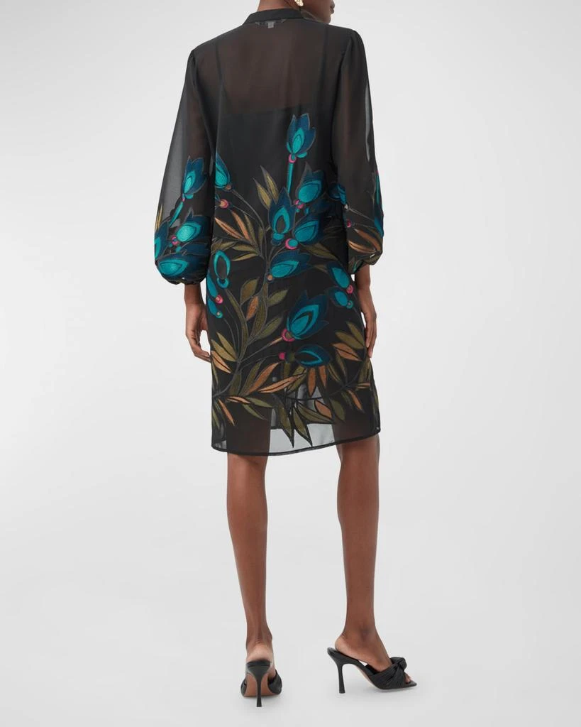 Trina Turk Boheme 2 Floral-Embroidered Shift Dress 3