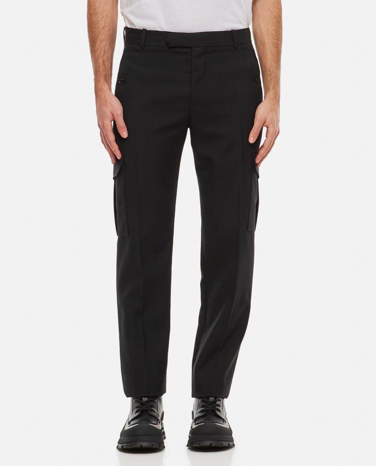 【送料&関税込】Alexander McQueen Military Pants Alexander McQueen Twill Cotton MILITARY Baggy Cargo Pants