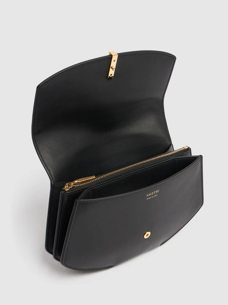 SAVETTE Florence Leather Wallet W/chain 5