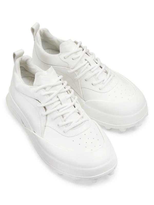 Jil Sander Orb Leather Sneakers 4