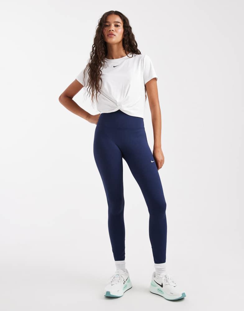 NIKE Nike One Training seamless front highwaisted leggings