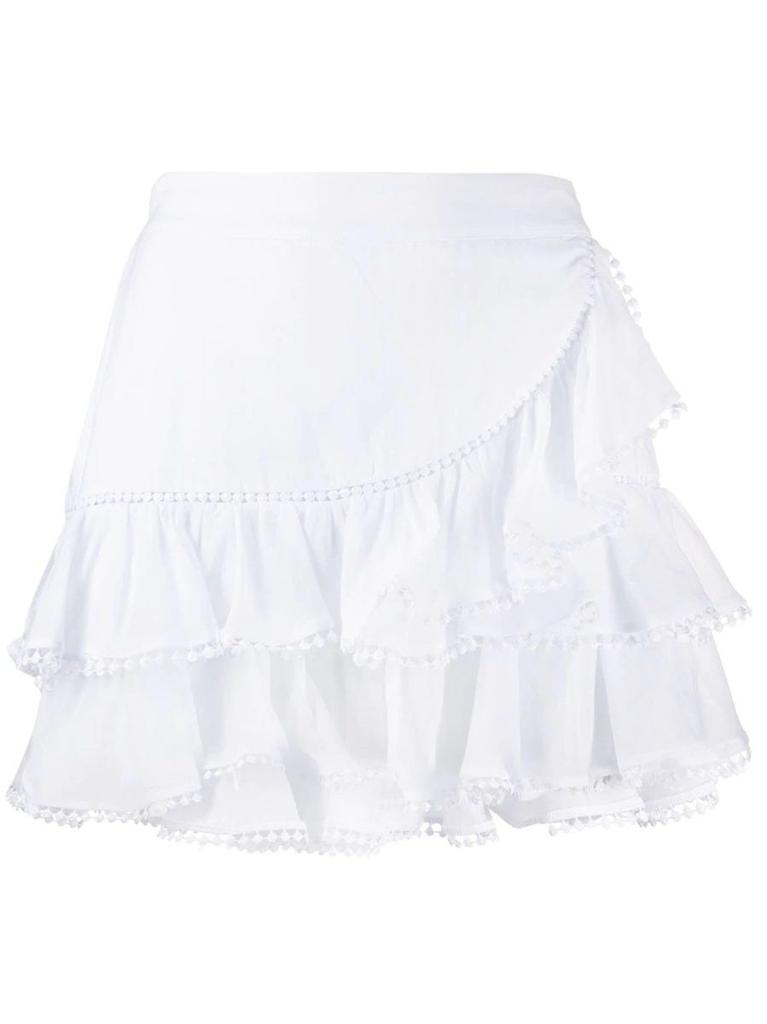 NA White Fera mini Skirt