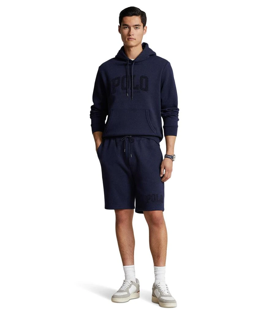 Ralph Lauren Logo Double-Knit Mesh-Face Hoodie 4