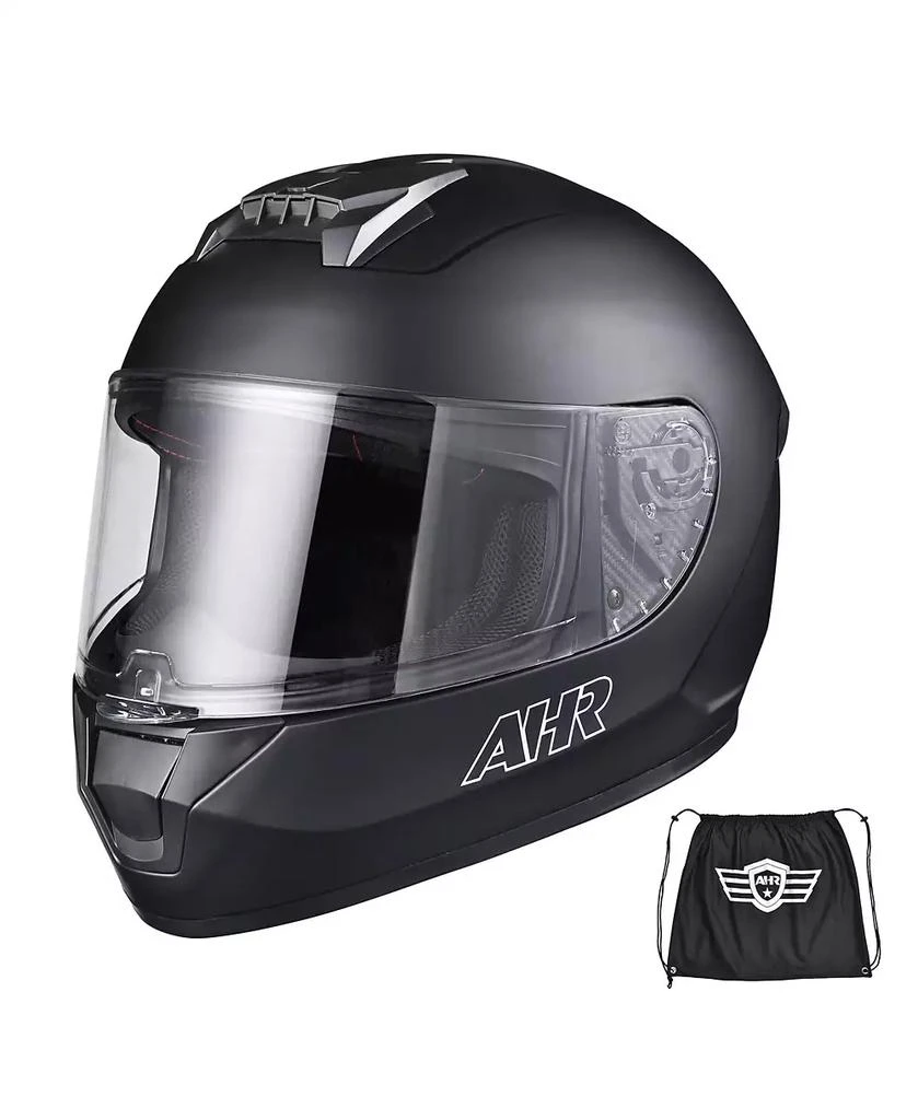 AHR RUN-F3 Full Face Motorcycle Helmet DOT Removable Liner Street Bike Adult XL 1