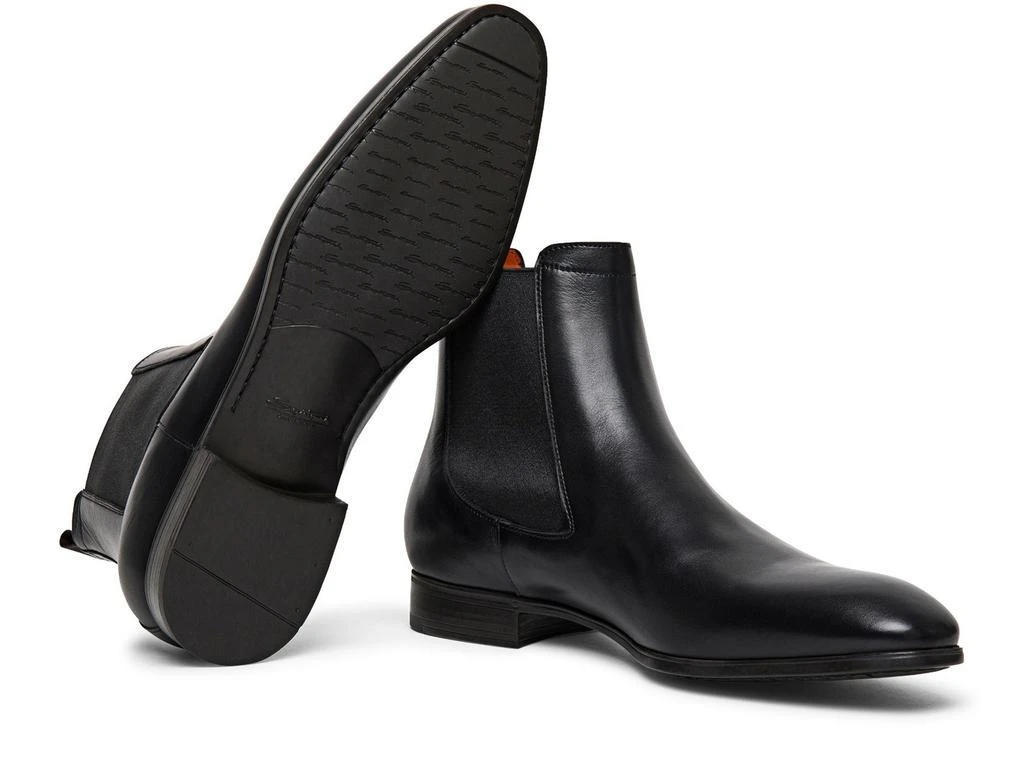 Santoni Leather chelsea boots 3
