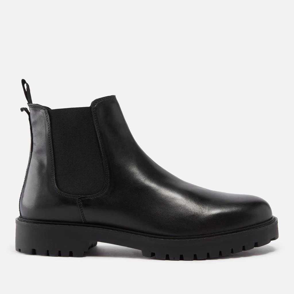 Walk London Walk London Men's Sean Leather Chelsea Boots - Black 1