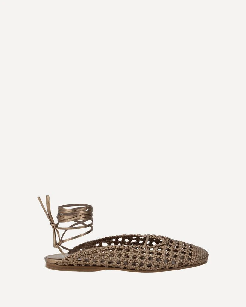 FORTE_FORTE Leather net-effect Mules 1