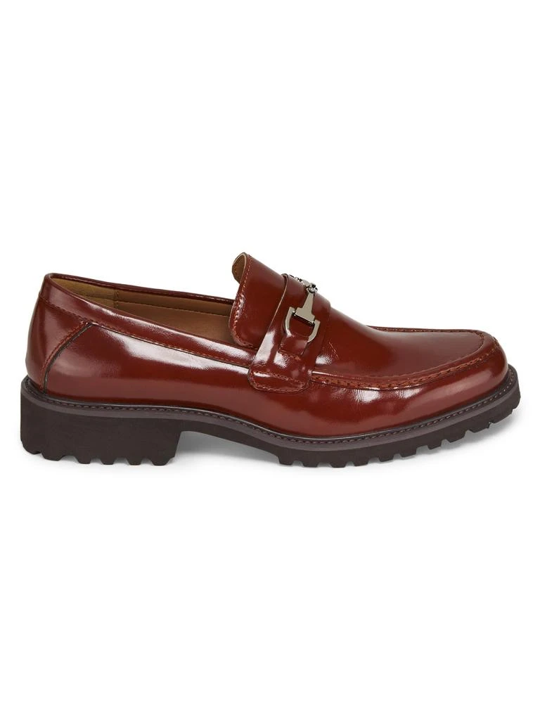 Saks Fifth Avenue Cognac Leather Bit Loafers 44588134?w=400 main image 4