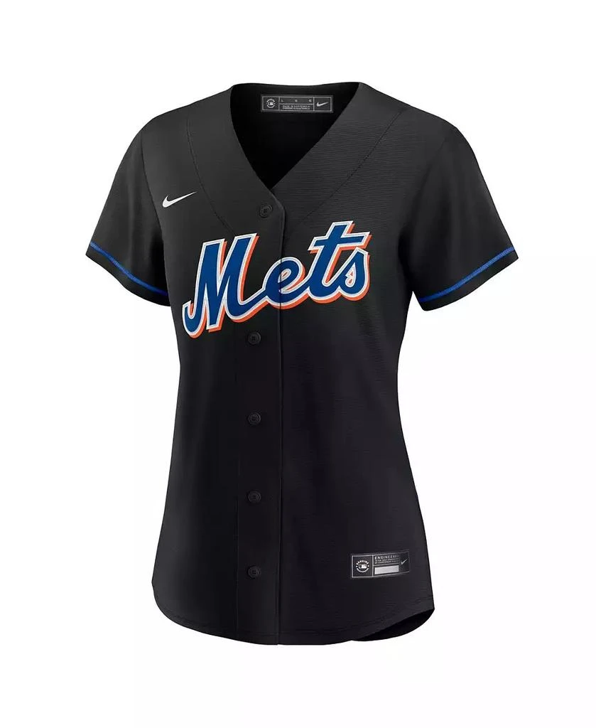 NIKE Women's Jacob deGrom Black New York Mets 2022 Alternate Replica Player Jersey 2