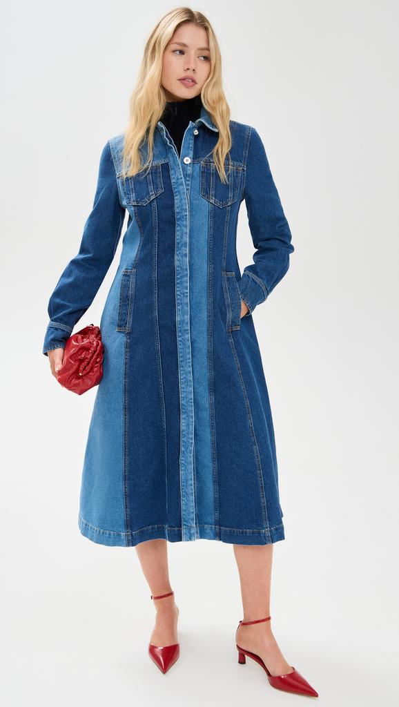 Stine Goya Long Sleeve Denim Dress