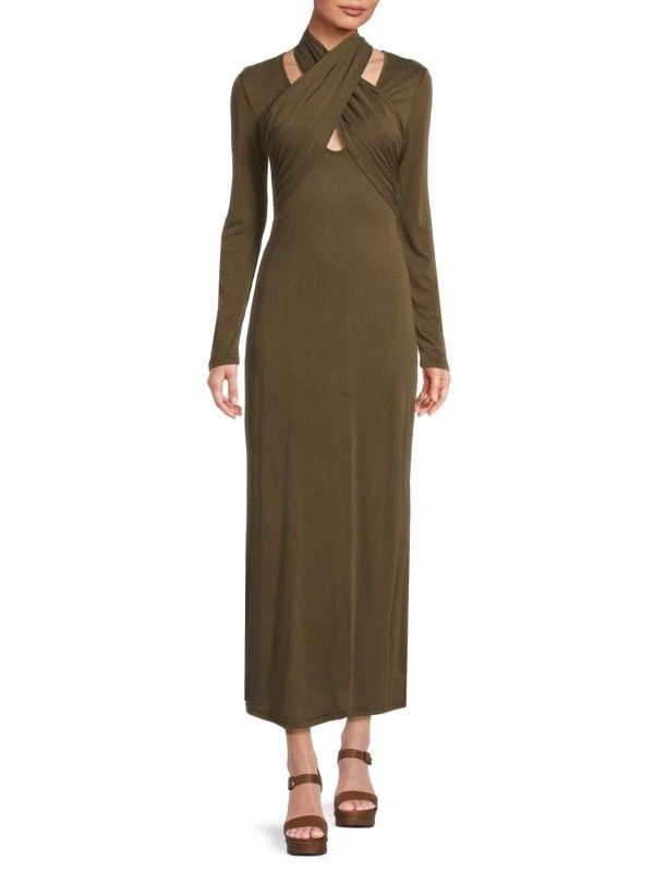 Third Form Wisteria Wrap Maxi Dress 1